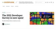 Stack Overflow、2021年の開発者向けアンケート調査を開始