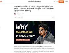 マルチタスクは想像以上に危険?ある開発者の告白