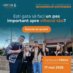 Liceenii participanți la concursul Oeconomicus au șansa de a intra cu media 10 la Facultatea de Științe Economice și Gestiunea Afacerilor a UBB