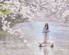 360度桜に包まれる絶景を水上自転車で独り占め！「自転車を楽しむホテル」発の粋なお花見体験とは？