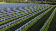 Solarpark Donaueschingen-Aasen, Baden-Württemberg, Deutschland