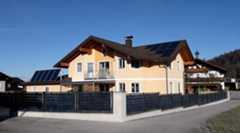 Solarzaun in Adnet Oesterreich