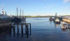 Halifax waterfront in Nova Scotia