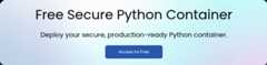 Free Secure Python Container