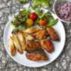 Teriyaki Salmon & Scallions Recipe