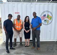 US Principal Officer visits Carriacou and Petite Martinique