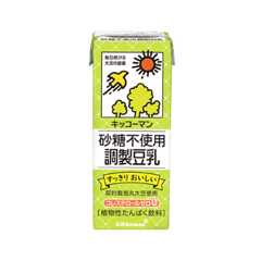 キッコーマン 砂糖不使用調整豆乳  200ml