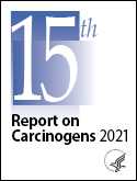 Cover 15th report on carcinogens 2021