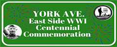 York Avenue East Side WW1 Centennial Commemoration