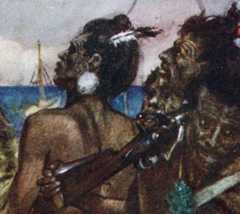 Hōne Heke fells the flagstaff at Kororāreka Hōne Heke fells the flagstaff at Kororāreka