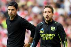 Mikel Arteta y Nicolas Jover