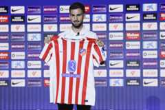 Presentación de Alex Baena con el Atlético de Madrid en el Metropolitano