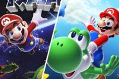 Super Mario Galaxy and Super Mario Galaxy 2 covers.
