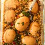 Korean marinated eggs mayak eggs