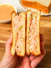 crispy shrimp toast - a classic Chinese takeout appetizer