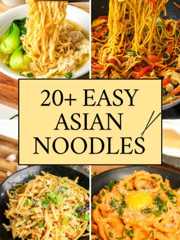 easy asian noodles - featured image
