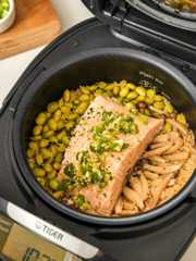 Garlic Butter Salmon Rice Bowls (Rice Cooker Recipe)