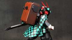 『鬼滅の刃』竈門炭治郎をイメージして“ガンプラを魔改造”してみた！ 鬼も逃げ出しそうな仕上がりに!?