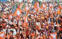 BJP rally in Uttar Pradesh in 2014