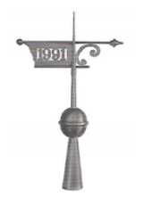 Date Weathervane Finial Date Weathervane Finial