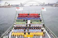 The nine teams at the 1992 World Cup