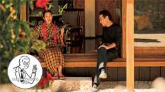 岸谷五朗さんと星のや竹富島を訪ねました。