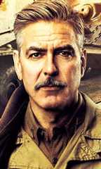 In foto George Clooney (64 anni) Dall'articolo: Monuments Men, il film stasera in tv su Rete4.