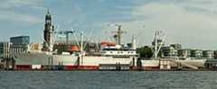 Blick auf Hamburger Hafen Hamburg