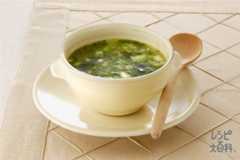 チンゲン菜のスープ