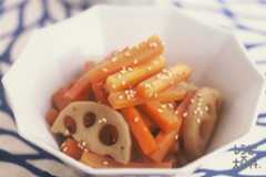 にんじんとれんこんのきんぴら