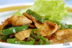 豚肉とピーマンのごま照り焼き