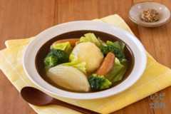 ソーセージとざく切り野菜のポトフ＜塩分控えめ＞