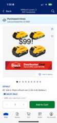 Amazing Lowe's Deal 4 Pack Dewalt Battery Door Buster $99!