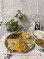 ミニベーグル　ハニーマスタードチキン_b0417696_16050110.jpeg