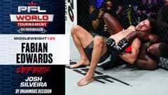 Fabian Edwards grinds out strong victory to secure Middleweight PFL World Tournament Finals berth