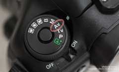 絞り優先 モードダイヤル