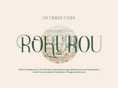 rokurou-display-font