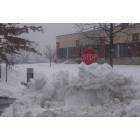 Akron: Stop sign after the storm
