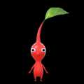 Alternate artwork of a Red Pikmin standing.