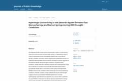 Screenshot of a published article in OJS