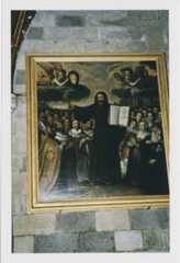 Tableau : Remise de la Règle par saint François de Paule aux Minimes