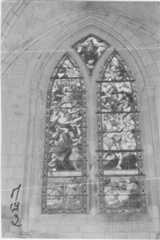 2 verrières : Le Jugement dernier, Les Oeuvres de miséricorde