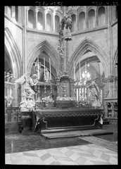 Maître-autel en marbre noir