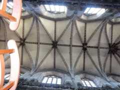 nef, vue partielle des voûtes