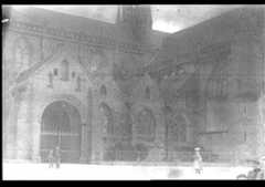 Façade et porche côté sud