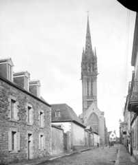 Chevet et clocher, ensemble