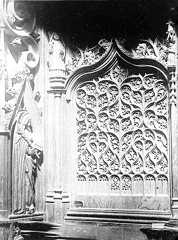 Têtes de stalles, côté intérieur nord côté nef