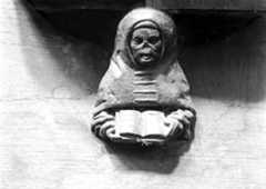 Miséricorde: personnage lisant