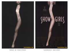 Showgirls Showgirls movie poster comparison