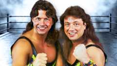 The “New” Rockers: Al Snow (then known as Leif Cassidy) with Marty Jannetty.